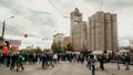 Construction blasting works on demolition of architectural heritage - Kharkov elevator