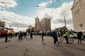 Construction blasting works on demolition of architectural heritage - Kharkov elevator