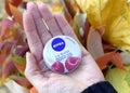 NIVEA Lip Butter Raspberry Rose melts into your dry lips