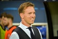 KHARKIV, UKRAINE - SEPTEMBER 19, 2018: Coach Julian Nagelsmann d