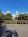 Kharkiv, Ukraine - September 18, 2014. Derzhprom building in Kharkov, Gosprom, the House of State Industry, one of the