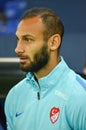 KHARKIV, UKRAINE - September 02, 2017: Omer Toprak during the FIFA World Cup 2018 qualifying game of Ukraine national team