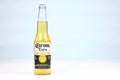 KHARKOV, UKRAINE - DECEMBER 9, 2020: Bottle of Corona Extra Beer. Corona produced by Grupo Modelo with Anheuser Busch InBev most