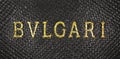 Kharkov, Ukraine - March 23, 2021: Close-up of BVLGARI logo, banner