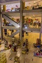 KHARTOUM, SUDAN - MARCH 9, 2019: Interior of Al Waha Mall in Khartoum, capital of Sud Royalty Free Stock Photo