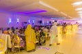 KHARTOUM, SUDAN - MARCH 8, 2019: Women section of a traditional wedding ceremony in Khartoum, capital of Sud