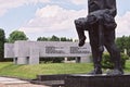 Khatyn, Belarus, July 21, 2008: Memorial complex in Khatyn. Royalty Free Stock Photo