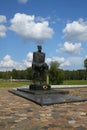 Khatyn memorial complex in Belarus Royalty Free Stock Photo