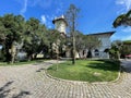 Khedive pavilion and grove on the hills of Istanbul`s Bosphorus