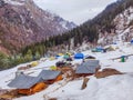 Kheer-Ganga himachal, snow mountains