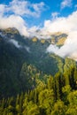 Kheerganga Trek is one of the most popular treks in Himachal Pradesh. Royalty Free Stock Photo