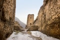 Khertvisi fortress in winter, Georgia