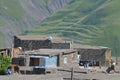 Xinaliq, Azerbaijan, a remote mountain village in the Greater Caucasus range Royalty Free Stock Photo