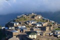 Xinaliq, Azerbaijan, a remote mountain village in the Greater Caucasus range Royalty Free Stock Photo