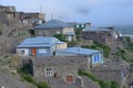 Xinaliq, Azerbaijan, a remote mountain village in the Greater Caucasus range Royalty Free Stock Photo