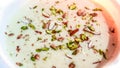 Khir or kheer otherwise called Sheer Khurma Sevayaan consumed particularly on Eid. Royalty Free Stock Photo