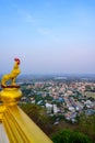 Khiriwong Temple Viewpoint with Nakhonsawan Cityscape