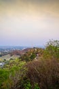 Khiriwong Temple Viewpoint with Nakhonsawan Cityscape