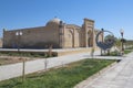 Street installation depicting the inner city of Ichan-Kala. Khiva, Uzbekistan