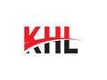 KHL Letter Initial Logo Design Vector Illustration Royalty Free Stock Photo