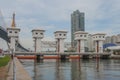 The Khlong Lat Pho Floodgate Project, Thailand.