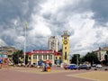 Khmelnytskiy city downtown Royalty Free Stock Photo