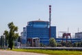 Khmelnytskyi nuclear power plant, operating power unit Royalty Free Stock Photo