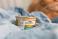 Khmelnytskyi, Ukraine - September 28, 2023: Purina Gourmet Gold luxury pet food cans. Formed in 2001 Purina Pet care is a