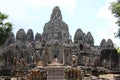 Khmer Angkor Temples Prasat Bayon at Siem Reap Province Cambodia Royalty Free Stock Photo