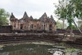 Khmer archaeological site of Prasat Muang Tam in Buriram Thailand