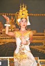 Khmer classical dancers in Siem Reap, Cambodia.