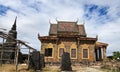 A Khmer temple on Bokor Hill in Kampot, Cambodia Royalty Free Stock Photo