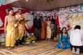 Khmer wedding.Family of bride waiting for ceremony Royalty Free Stock Photo