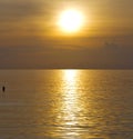 kho phangan sunrise people boat and water in thailand bay coas