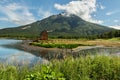 Khodutkinskiye hot springs at the foot of volcano Priemysh. South Kamchatka Nature Park.