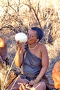 Khoisan woman Royalty Free Stock Photo