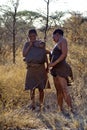 Khoisan women and baby Royalty Free Stock Photo