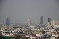 Smokey Air City View With Smog. Khon Kaen Downtown