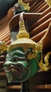 Tossakan the Giant Khon mask from the Ramayana, for Thai classical mask dance