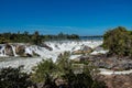 Khone Phapheng Falls on the Mekong River in southern Laos. Royalty Free Stock Photo