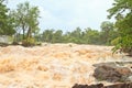 Khone phapheng falls Royalty Free Stock Photo