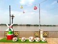 Khong river nongkai thailand Royalty Free Stock Photo