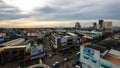 Khonkaen Bird's-eye view at Fairy Praza Khonkaen., Thailand., ev Royalty Free Stock Photo