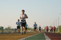 Runner running during the Khonkaen Mini Marathon