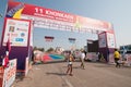 KHONKAEN, THAILAND - Unidentified runner competes