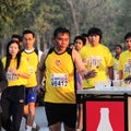 KHONKAEN, THAILAND - Unidentified runner competes