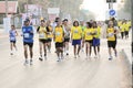 KHONKAEN, THAILAND - Unidentified runner competes