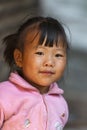 KHONOMA VILLAGE, NAGALAND, INDIA, December 2016, Close-up of young Naga kid