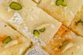 Khopara Pak or Coconut Burfi Royalty Free Stock Photo