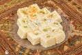 Khopara Pak or Coconut Burfi Royalty Free Stock Photo